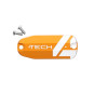 HOPE Tech 4 brake lever expansion tank lid, orange, left