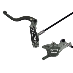 Brake HOPE XCR Pro X2, Post Mount, kevlar hose, smoke-black, left