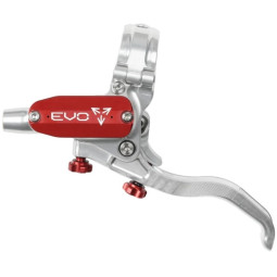 Brake lever HOPE Tech 4 EVO, silver-red, left