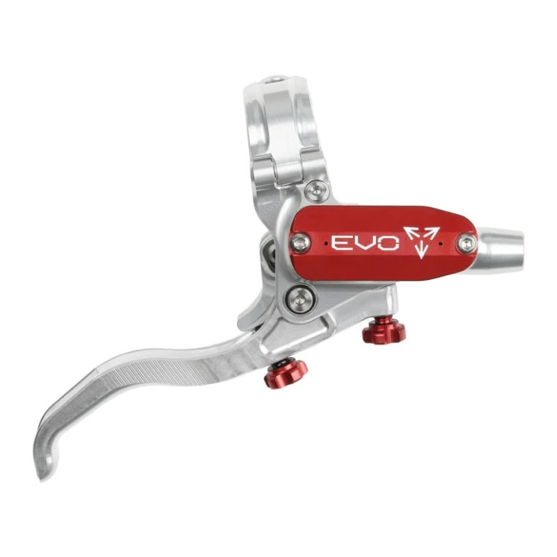 Brake lever HOPE Tech 4 EVO, silver-red, right