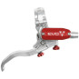 Brake lever HOPE Tech 4 EVO, silver-red, right