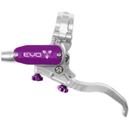 Brzdová páka HOPE Tech 4 EVO, stříbrná-fialová, levá