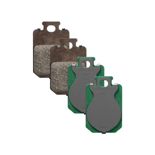 Brzdové destičky MAGURA MDP 8+, green, MT5, MT7, MT TRAIL, CT5, CMe5