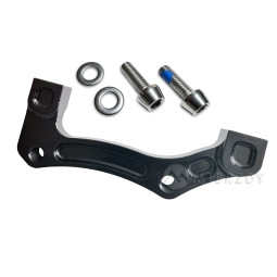 Adapter HOPE, type B, IS to PM, front 203 mm, rear 183 mm, black