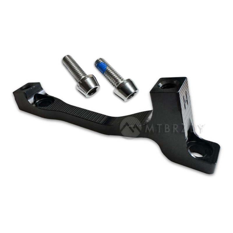 Adapter HOPE, type H, PM to PM, +23 mm, 160 to 183 mm, 180 to 203 mm, black