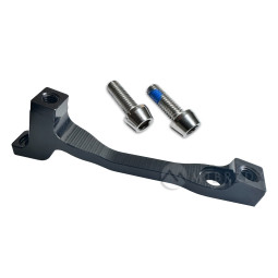 Adapter HOPE, type L, PM to PM, +20 mm, 160 to 180 mm, 180 to 200 mm, black