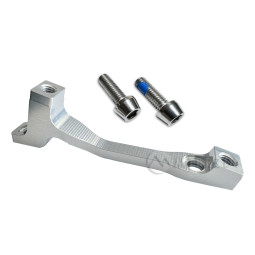 Adaptér HOPE, typ L, PM na PM, +20 mm, 160 na 180 mm, 180 na 200 mm, stříbrný