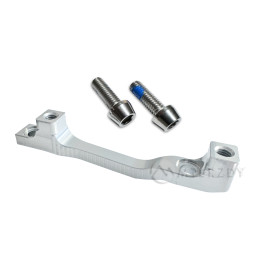 Adaptér HOPE, typ M, PM na PM, +40 mm, 160 na 200 mm, 180 na 220 mm, stříbrný