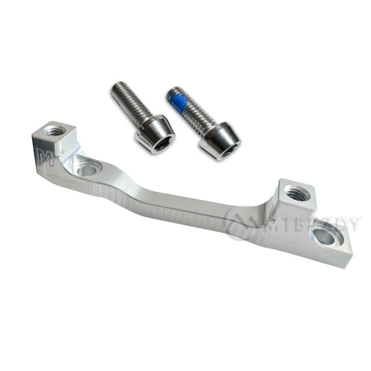 Adaptér HOPE, typ M, PM na PM, +40 mm, 160 na 200 mm, 180 na 220 mm, stříbrný