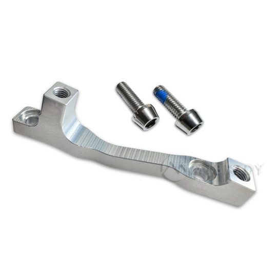 Adaptér HOPE, typ Q, PM na PM, +17 mm, 203 na 220 mm, stříbrný