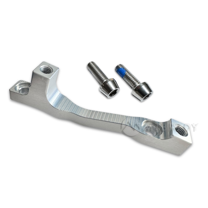 Adaptér HOPE, typ Q, PM na PM, +17 mm, 203 na 220 mm, stříbrný