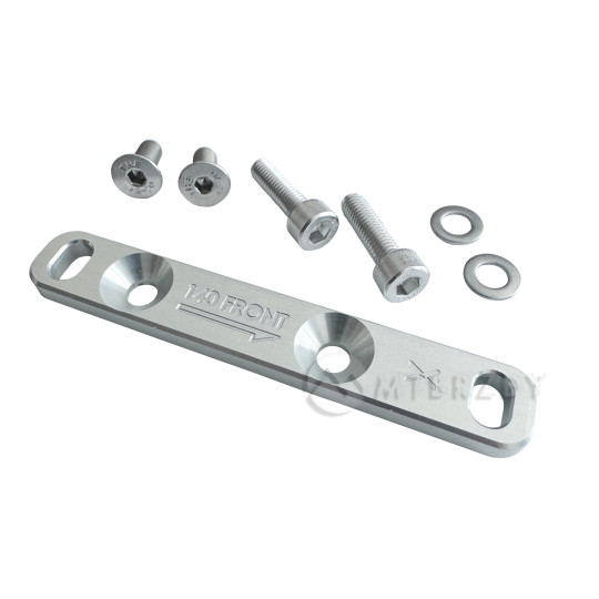 Adapter HOPE, type X, FM to FM, 70 to 34 mm, +0 mm, silver - HBMXS