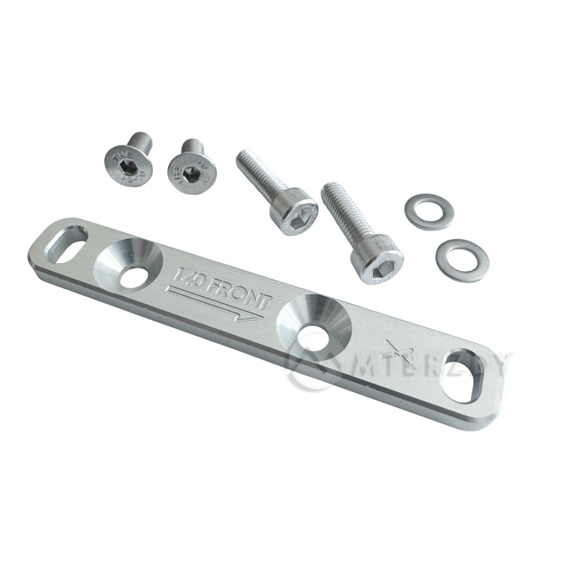 Adaptér HOPE, typ X, FM na FM, 70 na 34 mm, +0 mm, stříbrný  - HBMXS