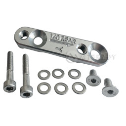 Adapter HOPE, type Y, FM to FM, 34 to 34 mm, +20 mm, silver - HBMYS