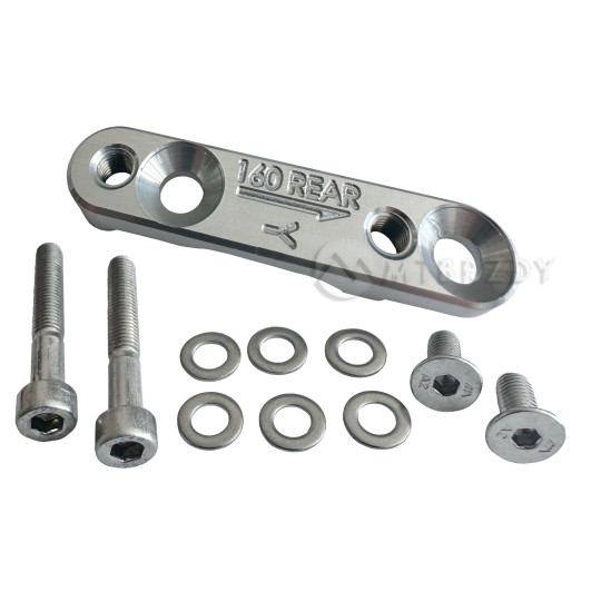 Adaptér HOPE, typ Y, FM na FM, 34 na 34 mm, +20 mm, stříbrný - HBMYS