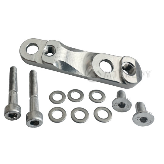 Adaptér HOPE, typ Y, FM na FM, 34 na 34 mm, +20 mm, stříbrný - HBMYS