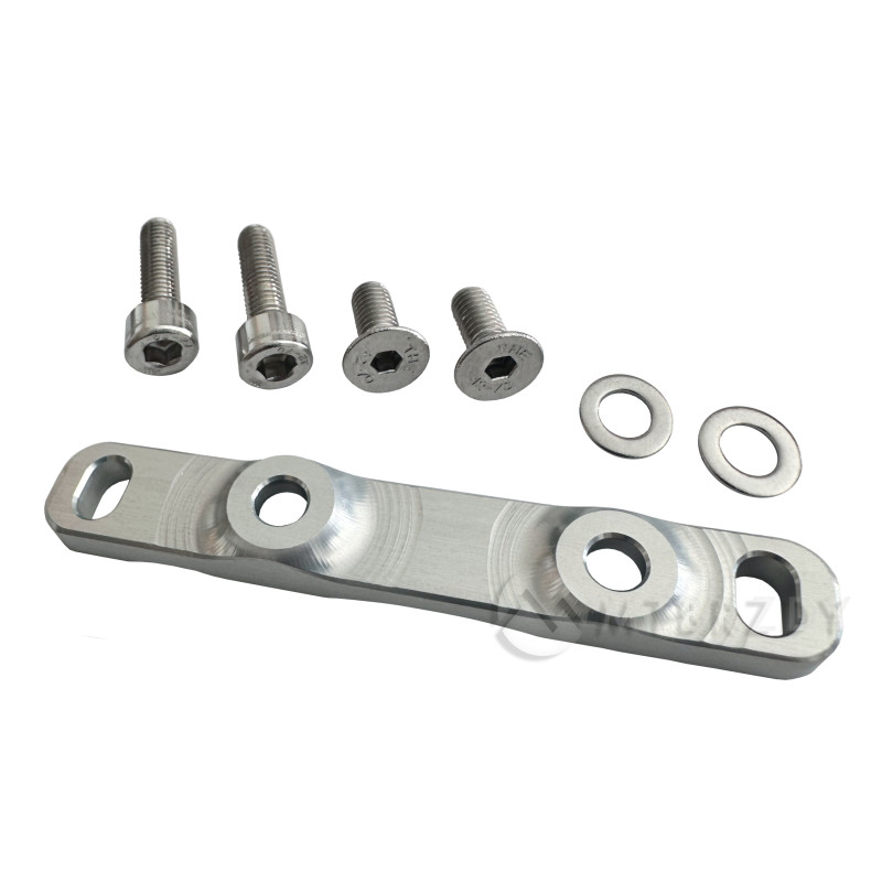 Adaptér HOPE, typ Z, FM na FM, 70 na 34 mm, +20 mm, stříbrný - HBMZS