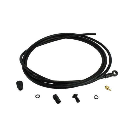 Brzdová hadička HAYES K2, kevlarová, včetně šroubení, 1000 mm