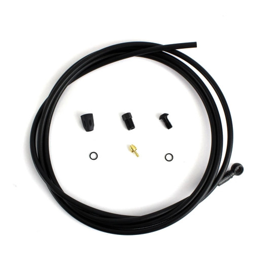 Brzdová hadička HAYES K2, kevlarová, včetně šroubení, 1000 mm