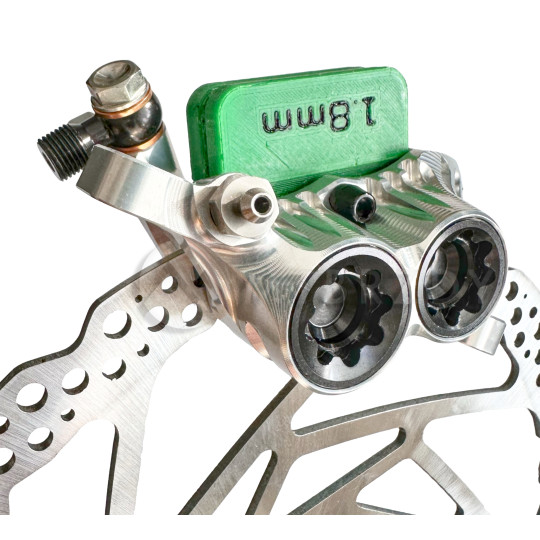 HOPE tool for aligment of brake caliper V4 and disc 1.8 and 2.3 mm