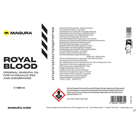 Mineral oil MAGURA Royal Blood, 1000 ml