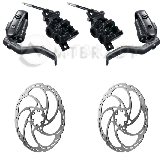 Set of brakes MAGURA LOUISE ELITE + Discs MDR-S 2.0 mm (180+180)
