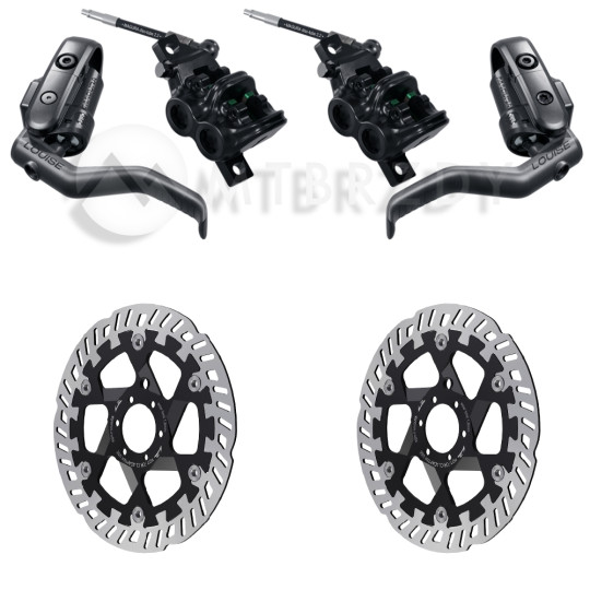 Set of brakes MAGURA LOUISE ELITE + Discs MDR-P (180+180)
