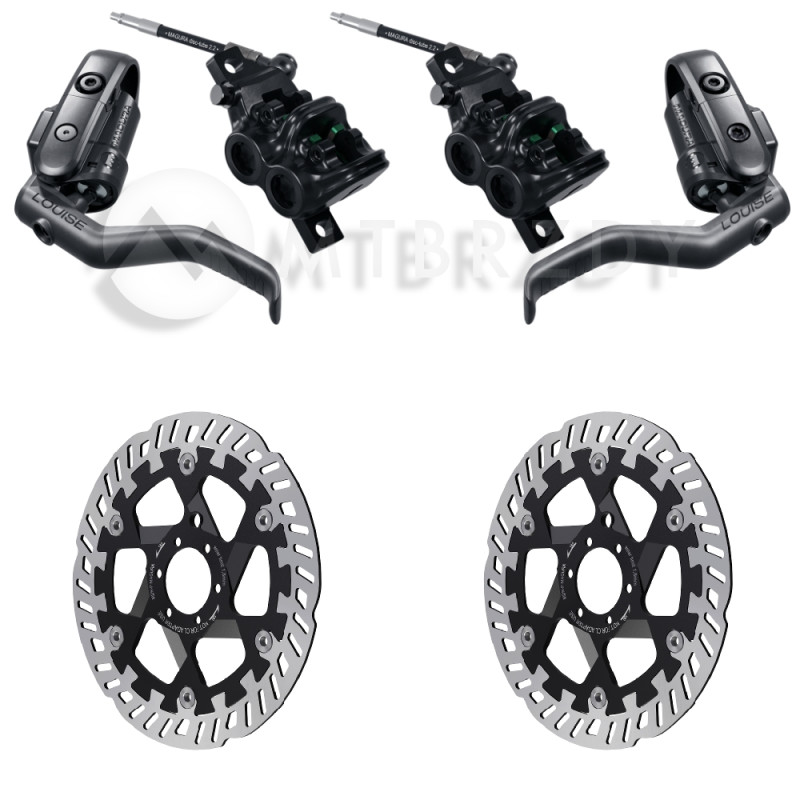 Set of brakes MAGURA LOUISE ELITE + Discs MDR-P (180+180)