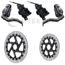 Set of brakes MAGURA LOUISE ELITE + Discs MDR-P (203+180)