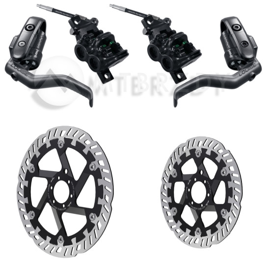 Set of brakes MAGURA LOUISE ELITE + Discs MDR-P (203+180)