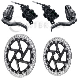 Set of brakes MAGURA LOUISE ELITE + Discs MDR-P (220+203)