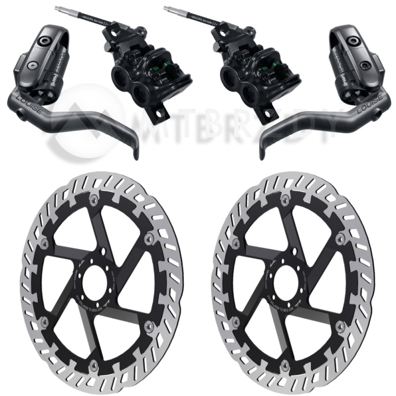 Set of brakes MAGURA LOUISE ELITE + Discs MDR-P (220+220)