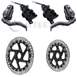 Set of brakes MAGURA LOUISE ELITE + Discs MDR-P Center Lock (203+180)