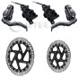 Set of brakes MAGURA LOUISE ELITE + Discs MDR-P Center Lock (203+180)
