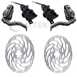 Set of brakes MAGURA LOUISE ELITE + Discs MDR-C (203+203)