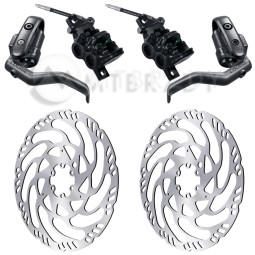 Set of brakes MAGURA LOUISE ELITE + Discs MDR-C (220+220)