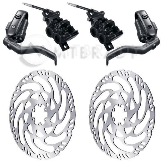 Set of brakes MAGURA LOUISE ELITE + Discs MDR-C (220+220)