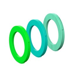 Color rings for MAGURA MT caliper | 2-piston | neon green | cyan | mint green