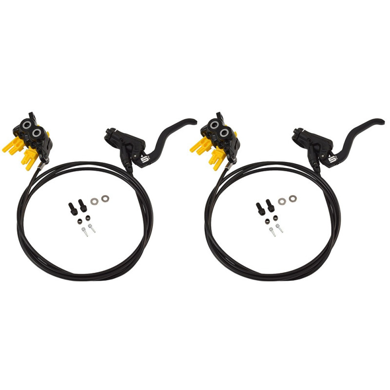 Set of brakes MAGURA MT5 | aluminium lever blade | 2-finger