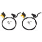 Set of brakes MAGURA MT5 | aluminium lever blade | 2-finger