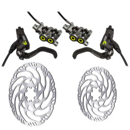 Brzdy MAGURA MT7 PRO + Kotouče MAGURA MDR-C (203mm + 180mm)