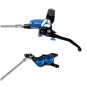 Brake HOPE Tech 4 E4 | steel braided hose | black-blue