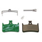 Brake pads HOPE E4, RX4+ SL, RX4+, RX4 Shimano, M4, racing, green