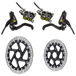 Brzdy MAGURA MT7 PRO + Kotouče MAGURA MDR-P (203mm + 180mm)