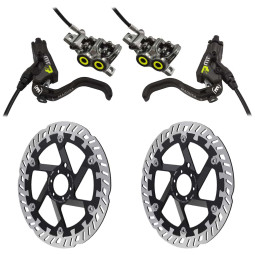 Brzdy MAGURA MT7 PRO + Kotouče MAGURA MDR-P (203mm + 203mm)