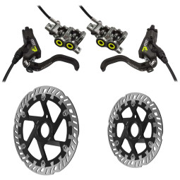 Set of brakes MAGURA MT7 PRO + Discs MDR-P Center Lock (203+180)