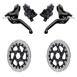 Brzdy MAGURA MT5e HIGO-Closer + Kotouče MDR-P (180+180mm)