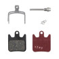 Brake pads HOPE | X2 | all-conditions | red | steel backing plate