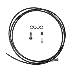 Brake hose MAGURA, kevlar 5.0mm, 2.5m, including banjo and accessories