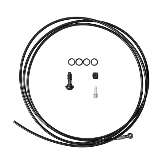 Brake hose MAGURA, kevlar 5.0mm, 2.5m, including banjo and accessories